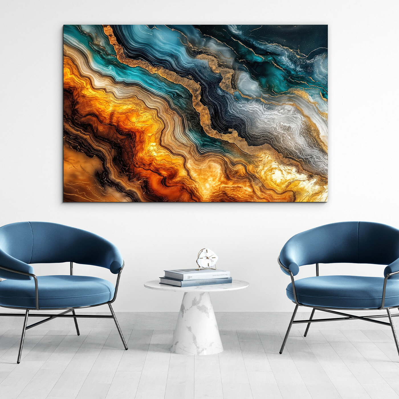 Dřevěný obraz - Kamenné vrstvy