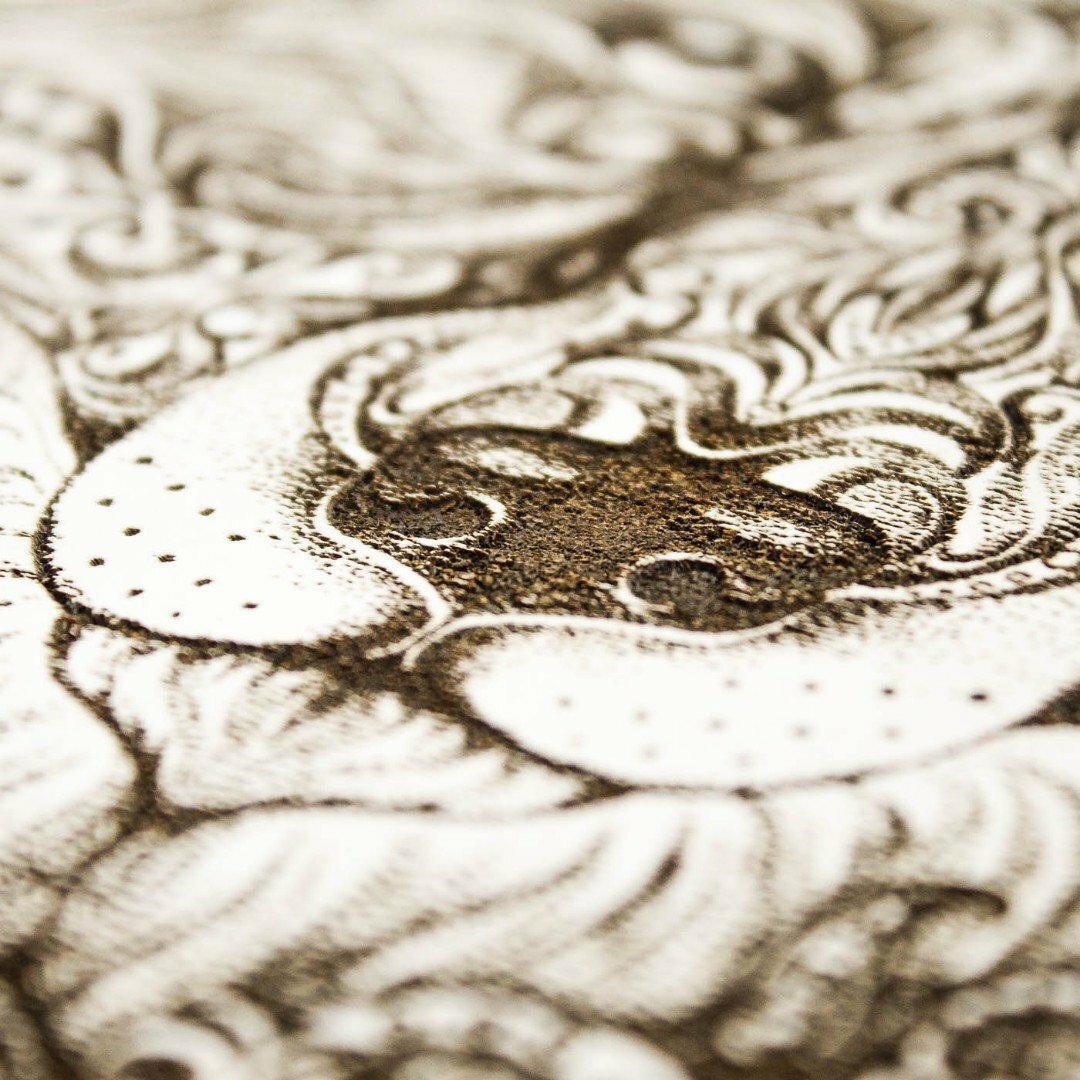 3D Wooden Picture - Mystic Wolf | White