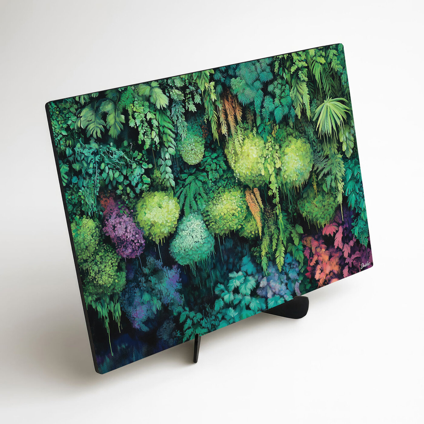 Zelený obraz machu - Tropical