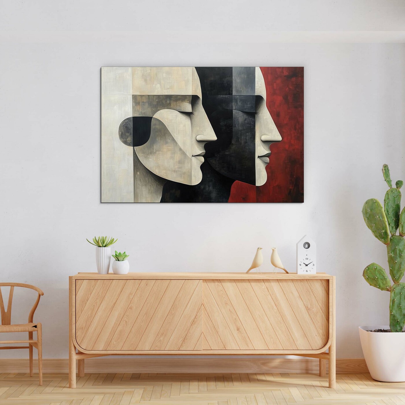 Cubist Wall Art - Sculptures