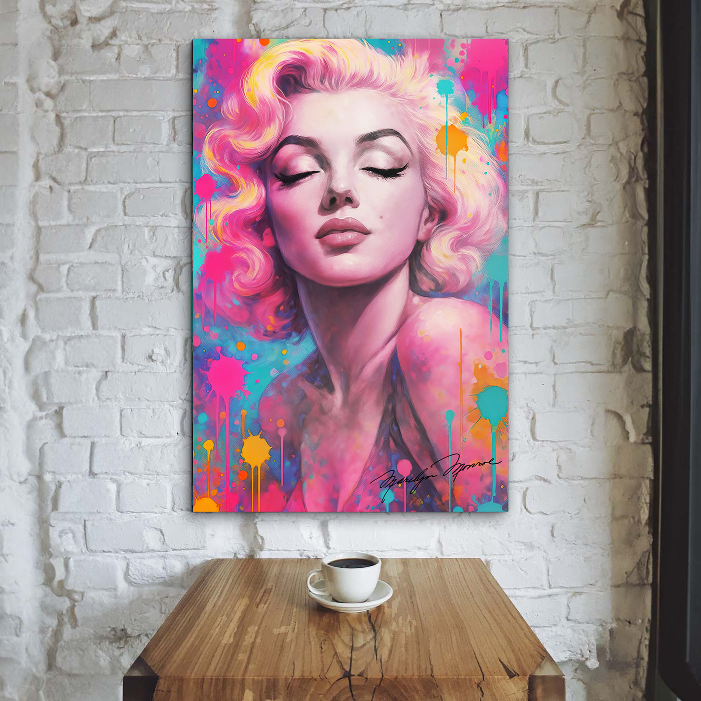 Pop Art Wall Art for Living Room - Marilyn Monroe