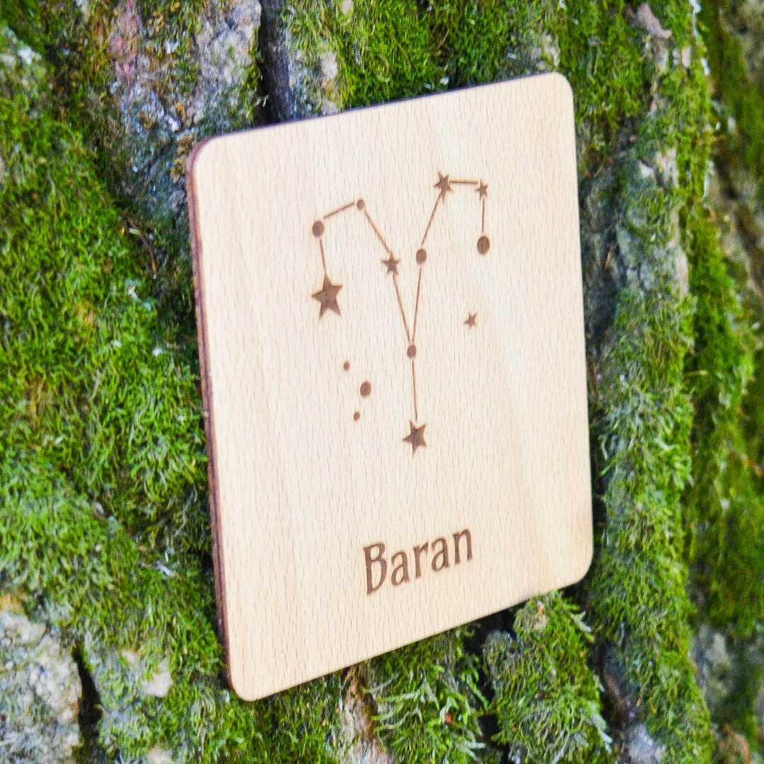 Podložka pod pohár - Znamenie baran hviezdy