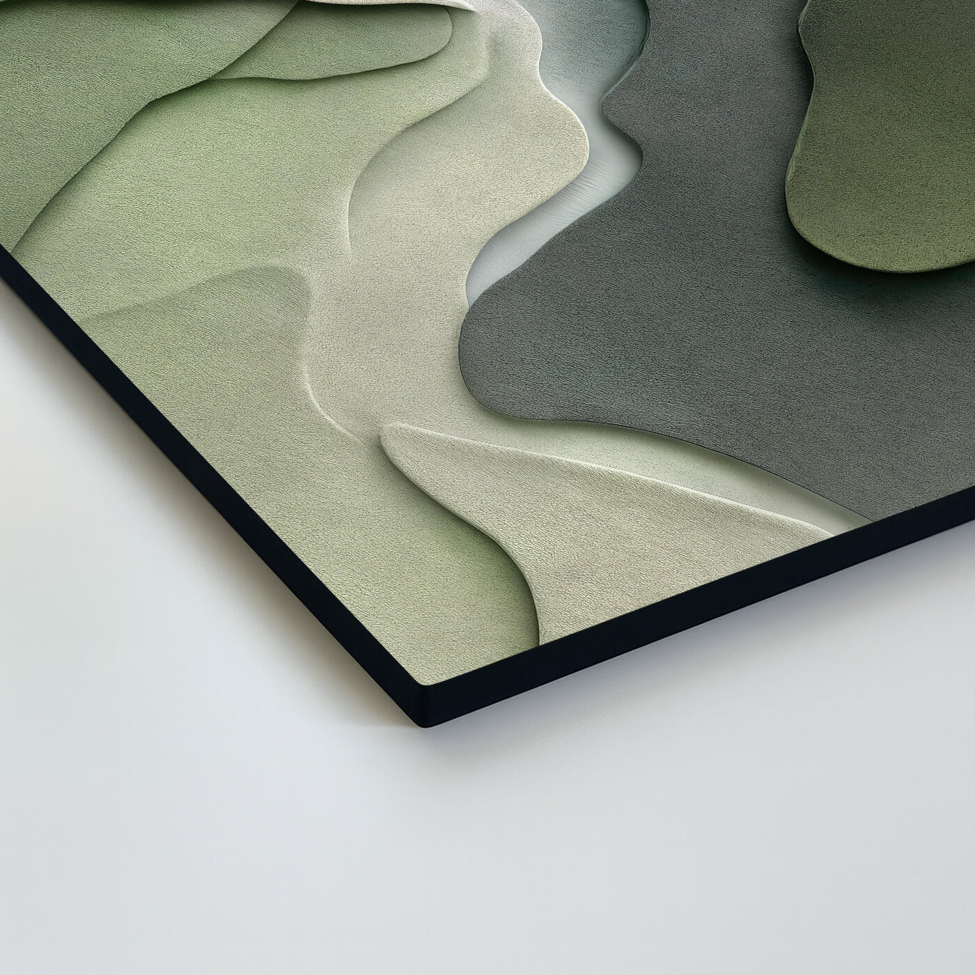 Abstraktný obraz - Zelené duny