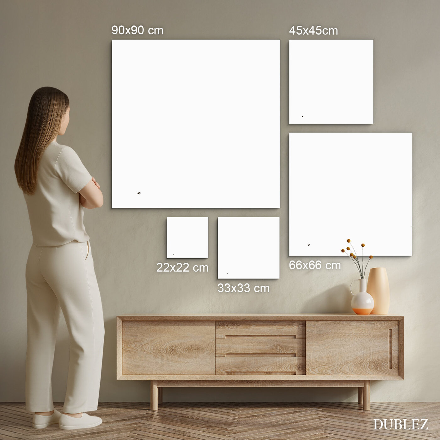 Tablou haios din lemn - Muscă