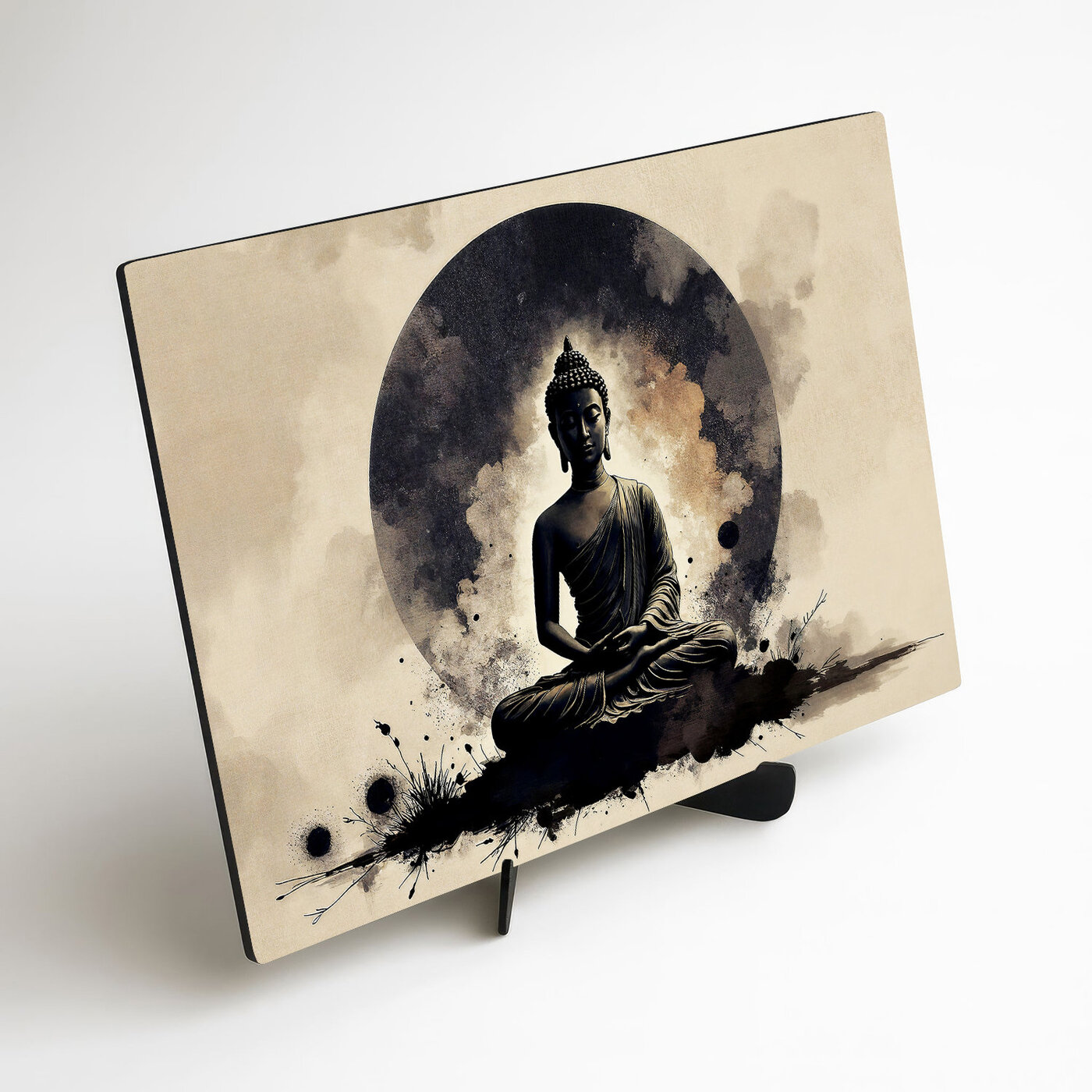 Moderný obraz na dreve - Buddha