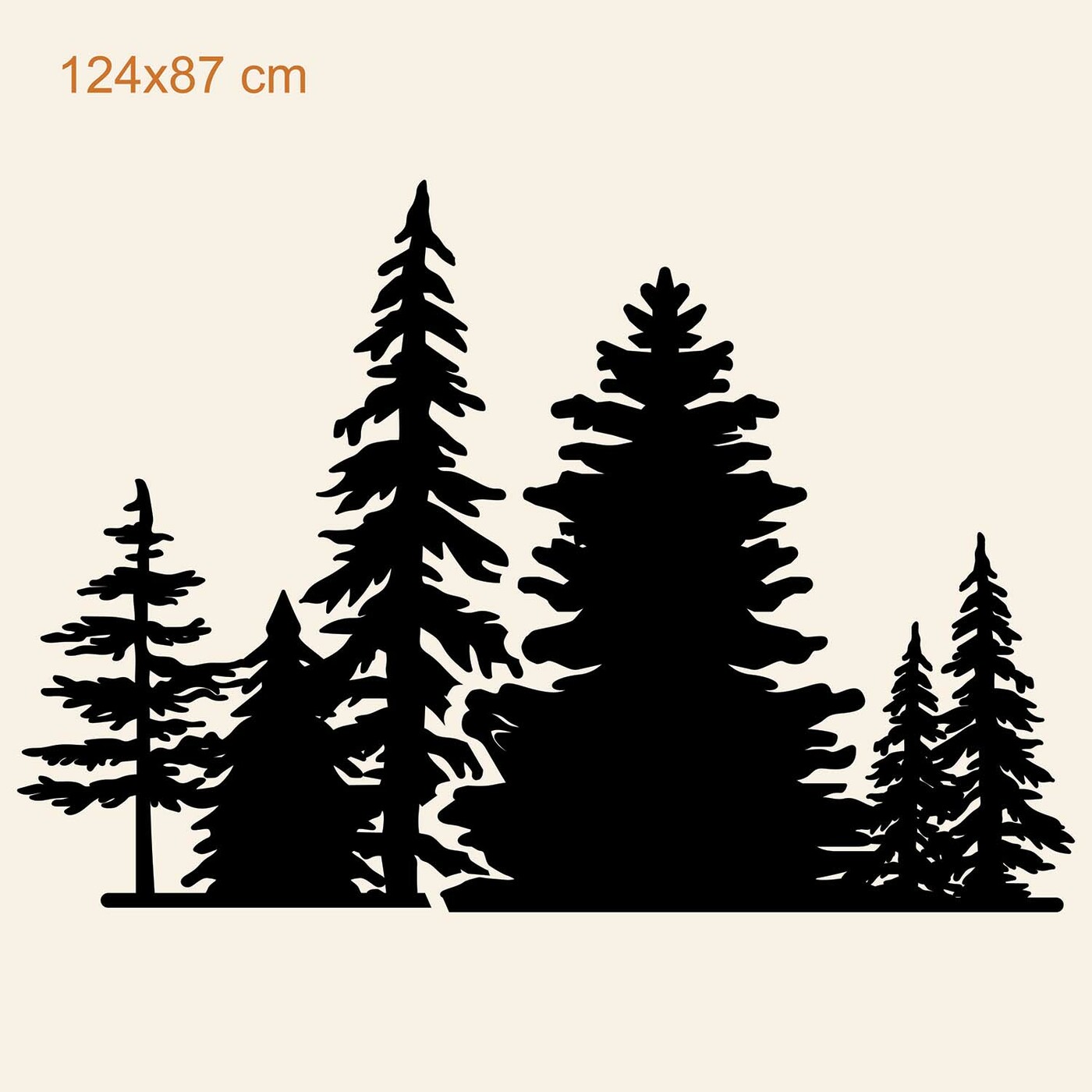 Fa falmatrica - Erdő | 124x87 cm