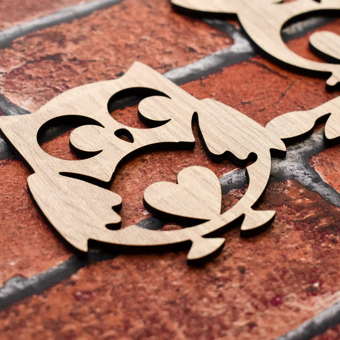 Levný doplněk do pokoje - Milé sovy | Dub Sonoma