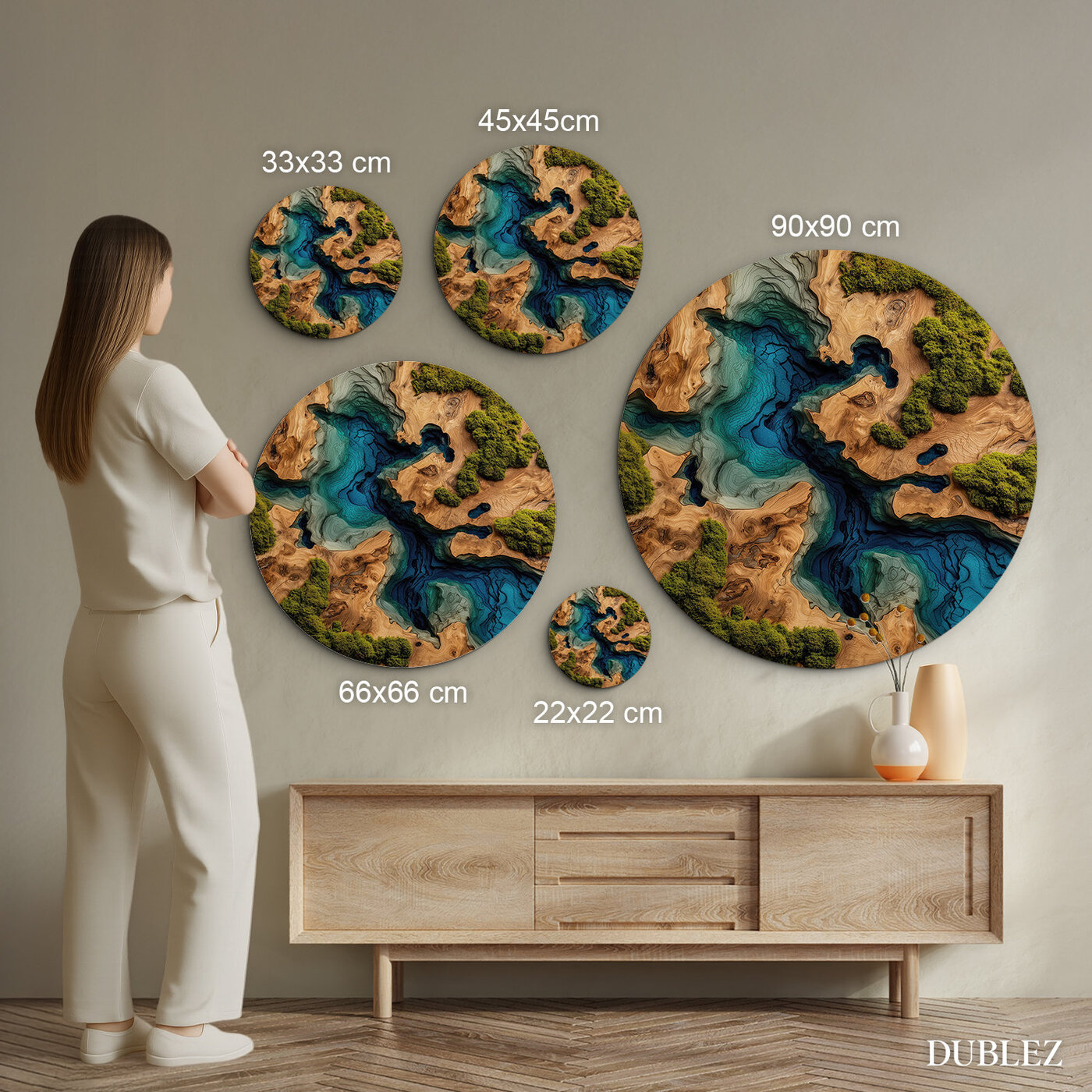 Dizajnový obraz na stenu - Modrá lagúna