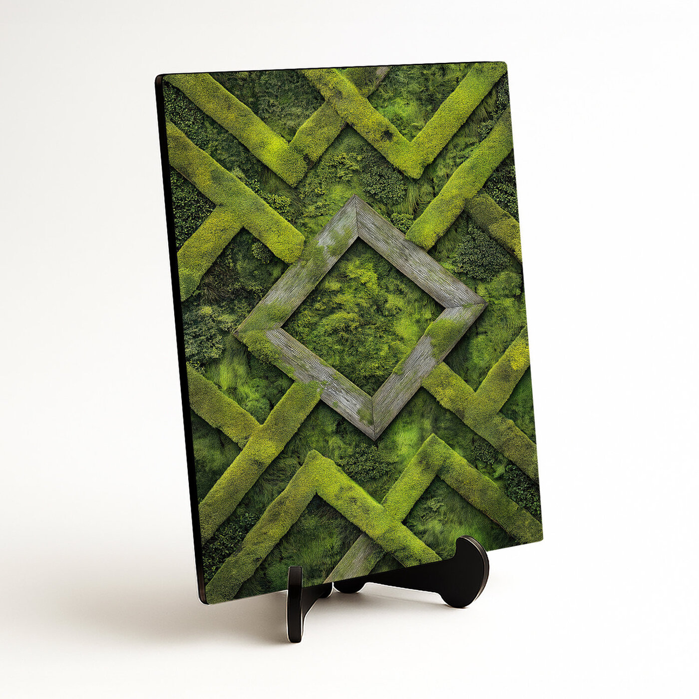 Nástenná dekorácia - Geometrické machy