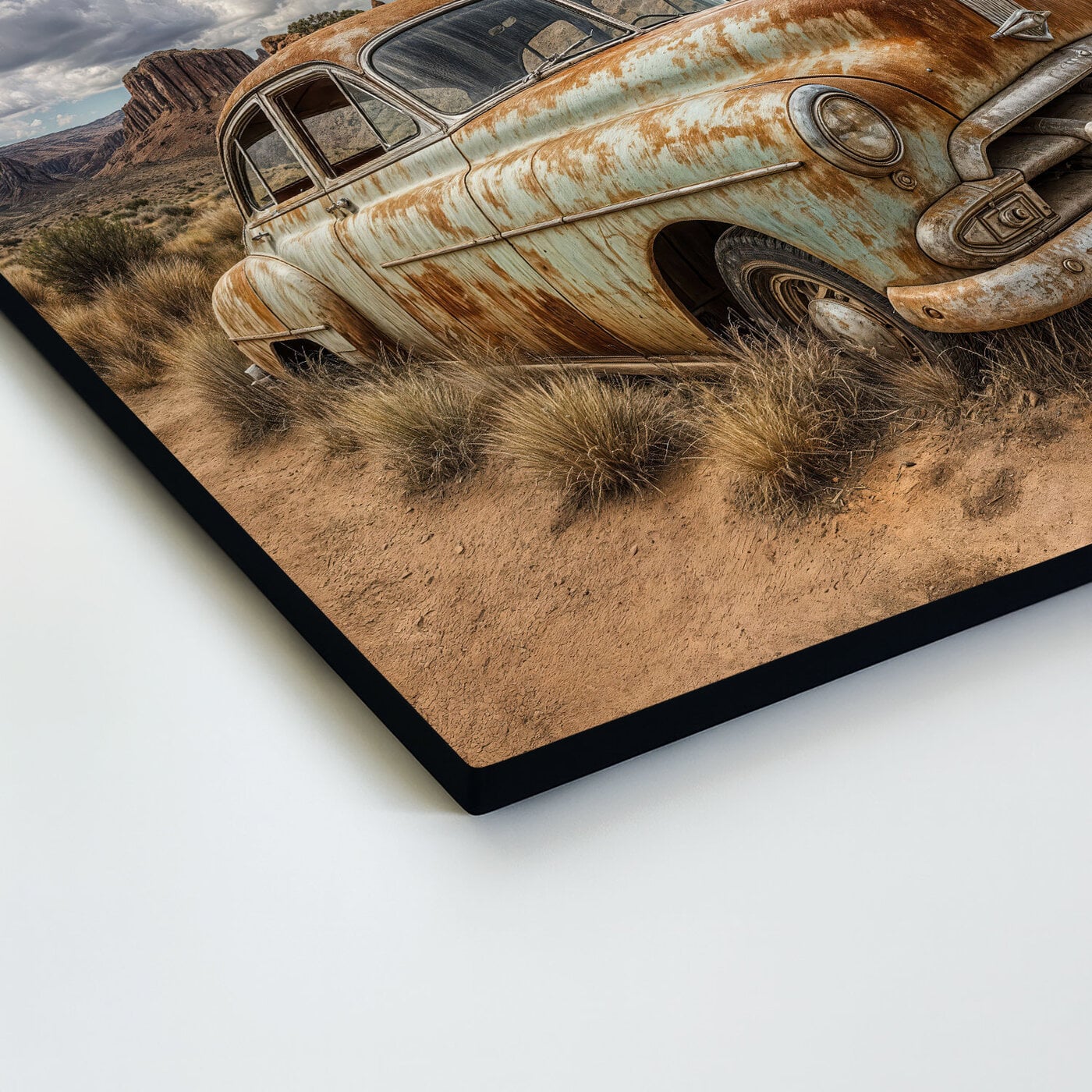 Wooden picture - Wasteland