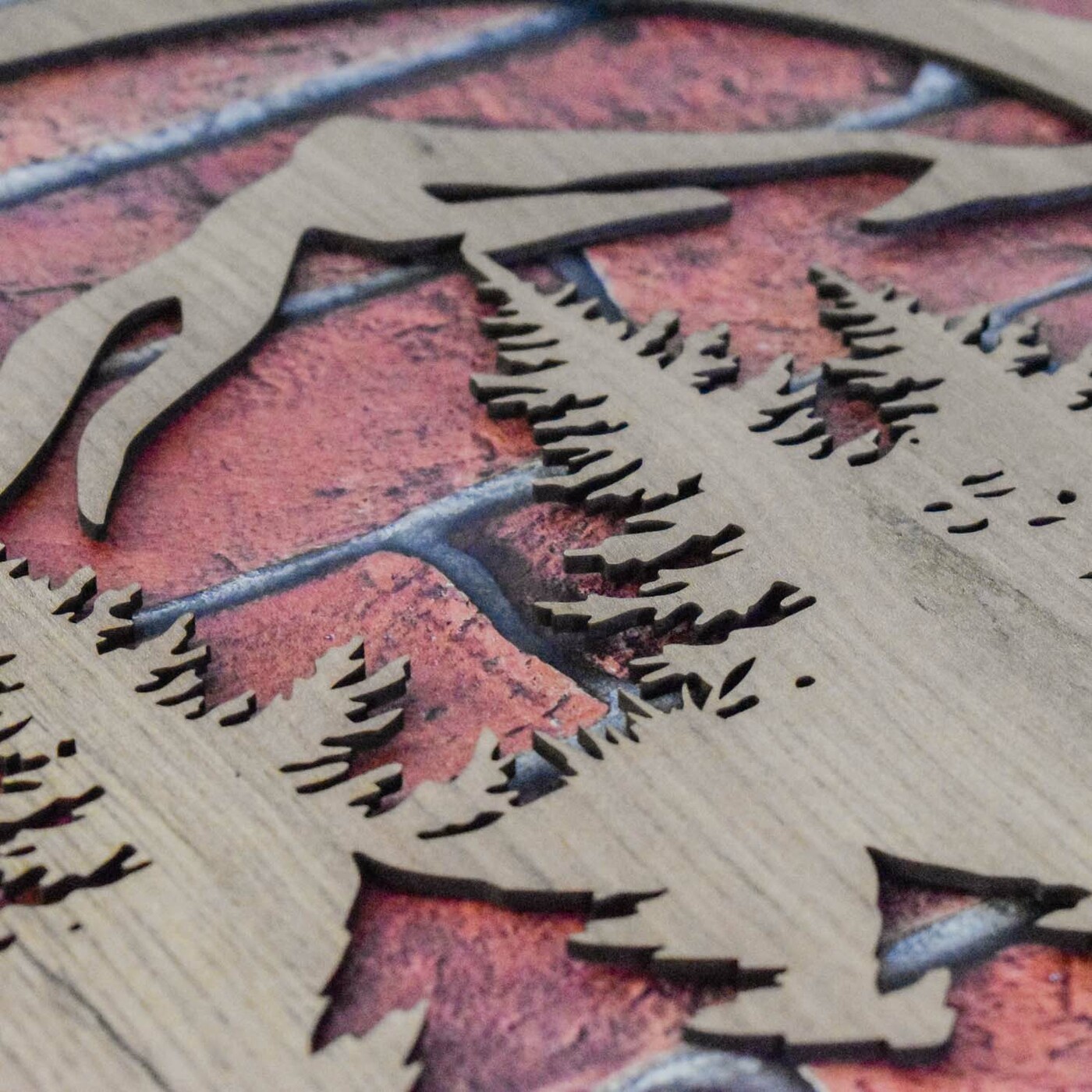 Wall Art for Student Room - Mountains | Tobacco Oak