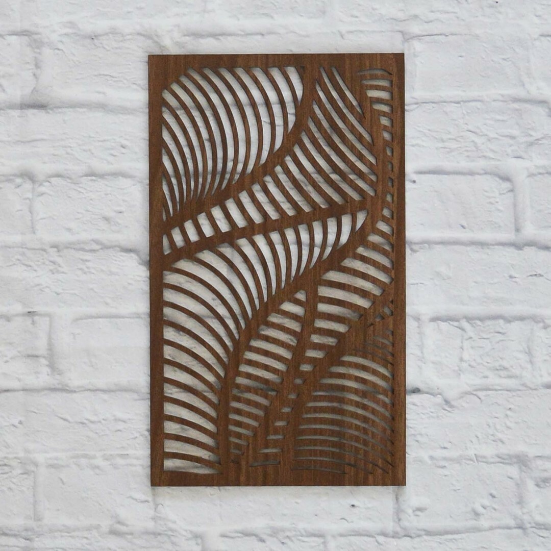 Modern Picture - Desert Dunes | Walnut