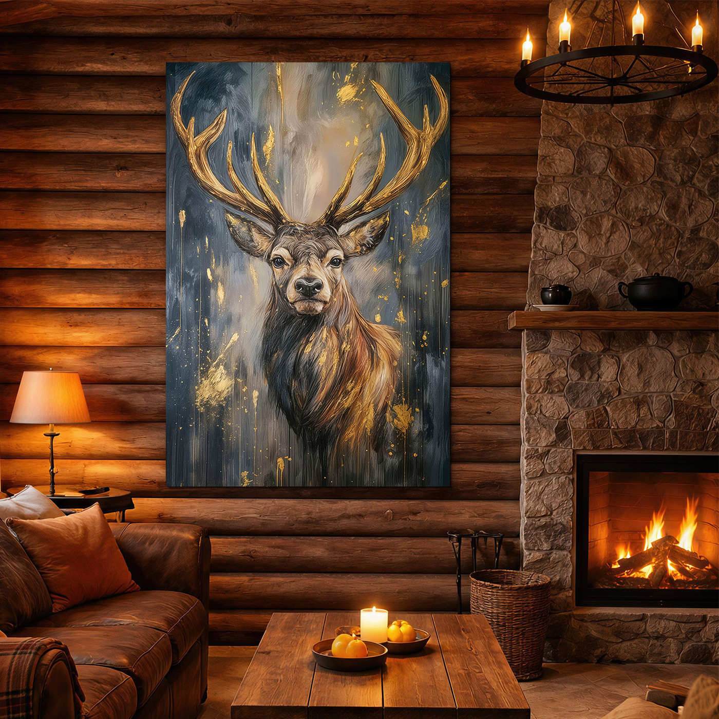 Umelecký obraz na stenu - Jeleň