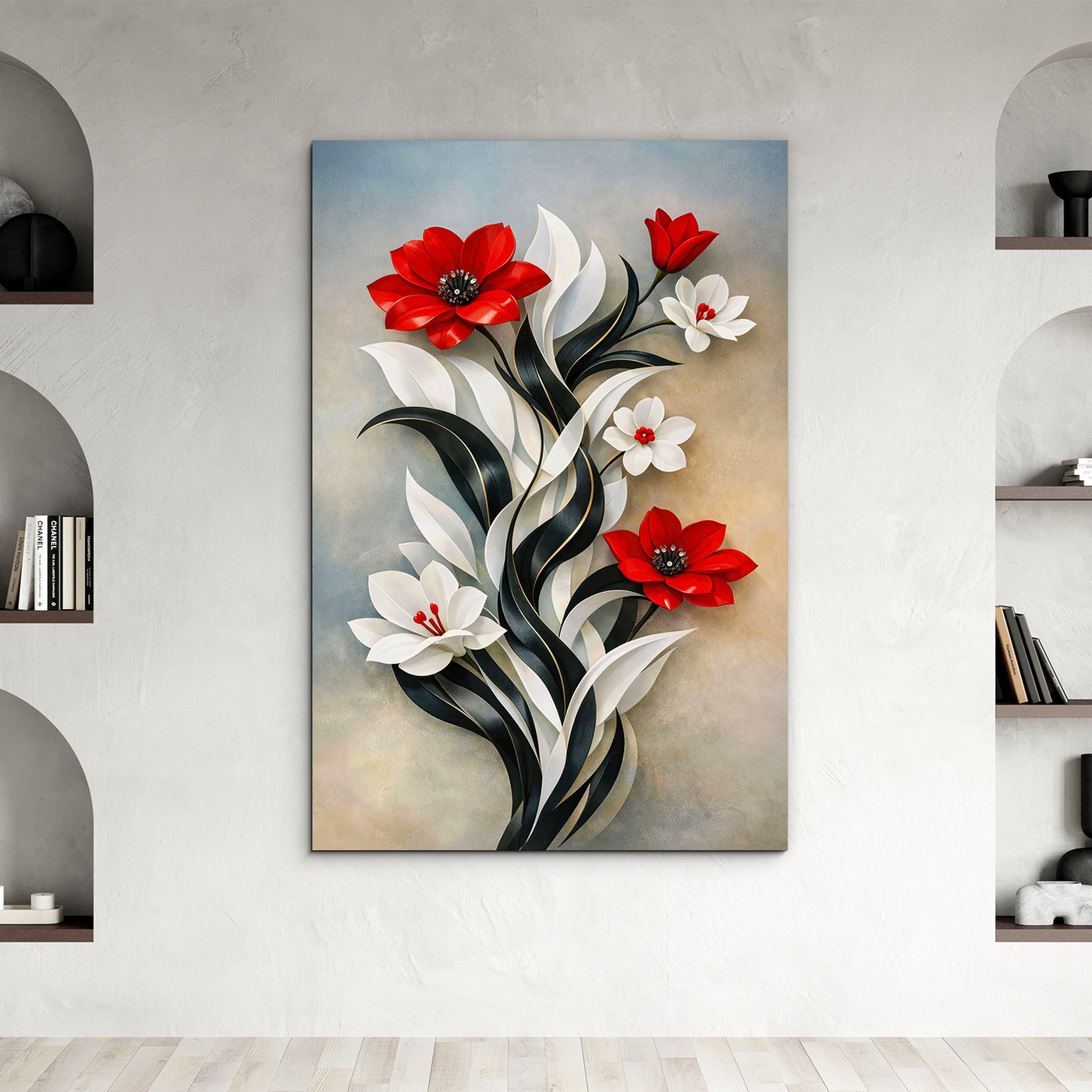 Obraz kvetov - Dotyk vintage štýlu