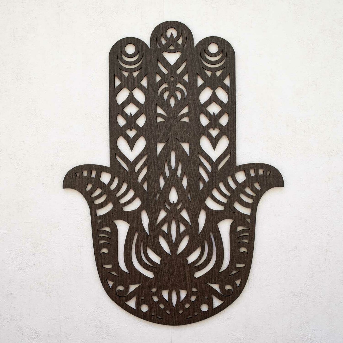 Wooden Wall Decoration - Hamsa | Wenge