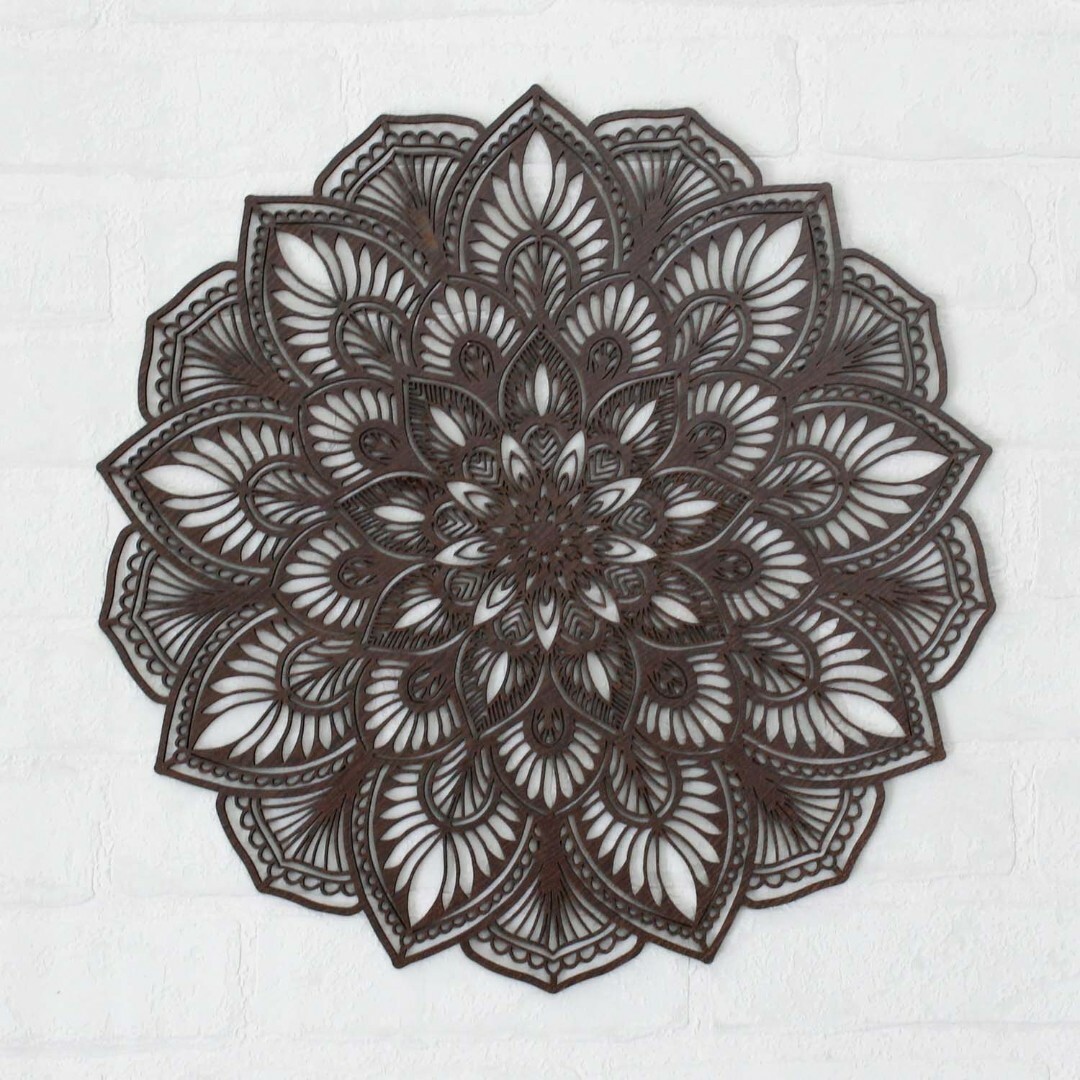 Cut-Out Wooden Mandala - Symmetry | Wenge