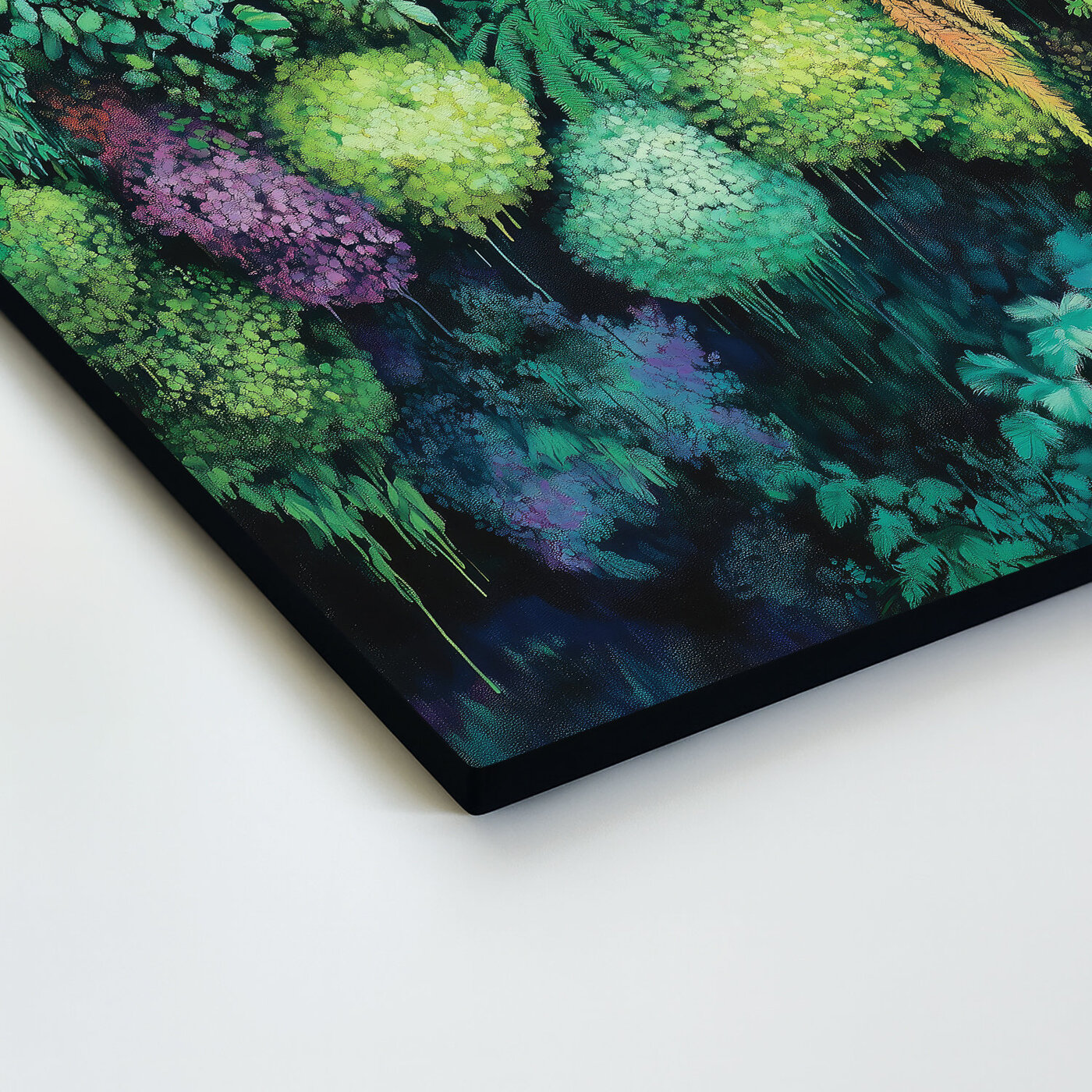 Zelený obraz machu - Tropical