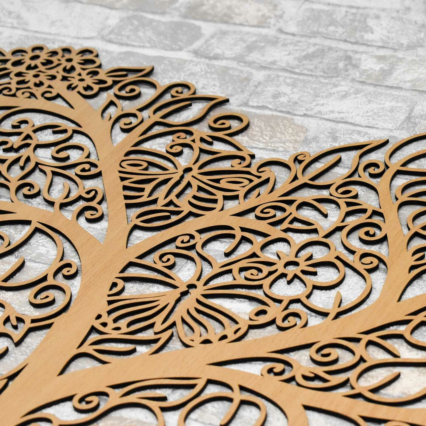 Floral Tree on the Wall - Meadow | Beech