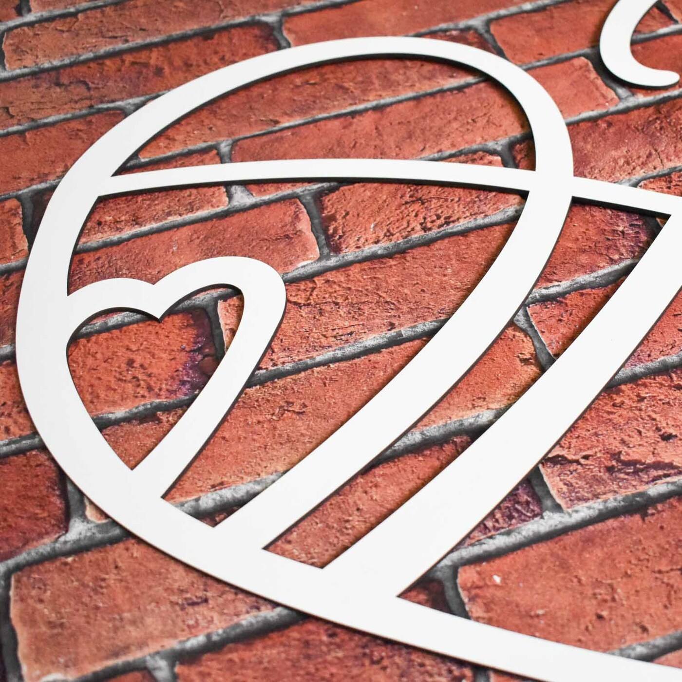 Romantic Wall Art - Infinity Love | White