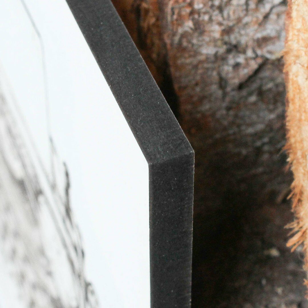 Wooden Picture for the Office - Retro Typewriter | White