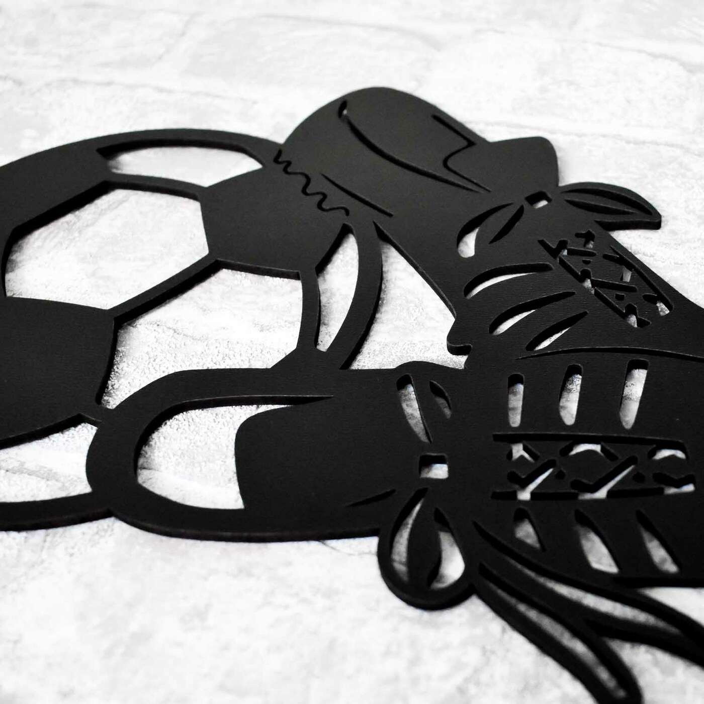 Samolepka na zeď - Fotbal | Černá