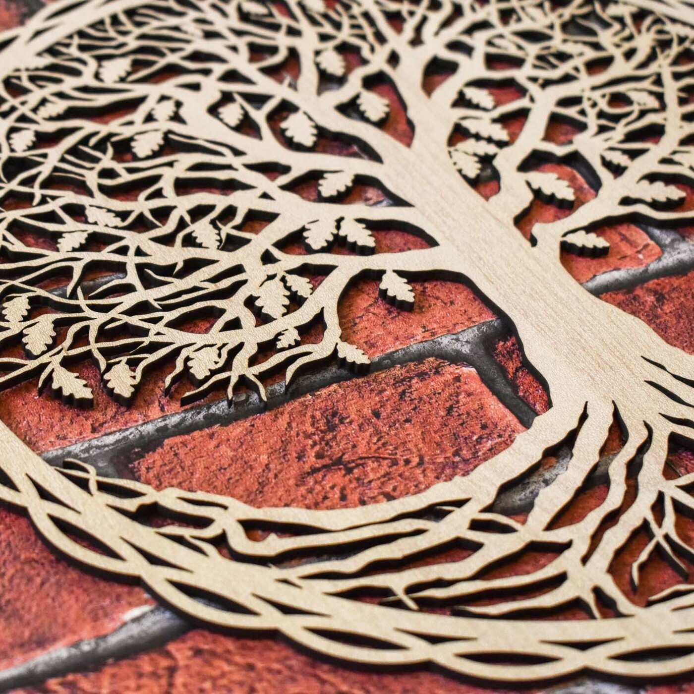 Wooden Tree of Life on the Wall - Oak | Maple