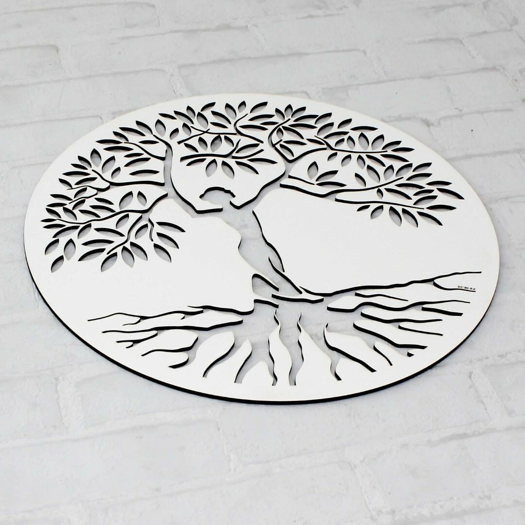 Kétrészes kép - DIVA életfa | Fehér