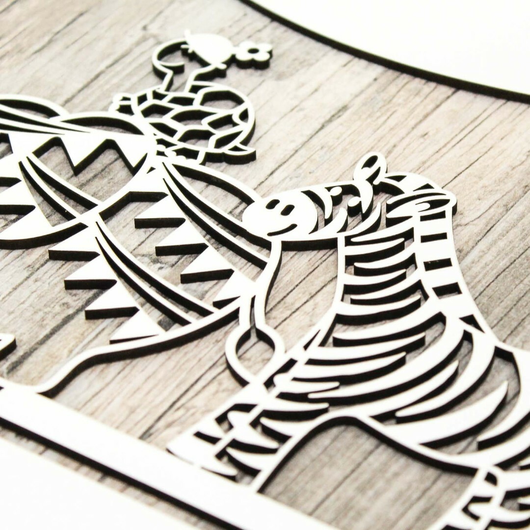 Wall Sticker for Kids - Animals on the Train | White