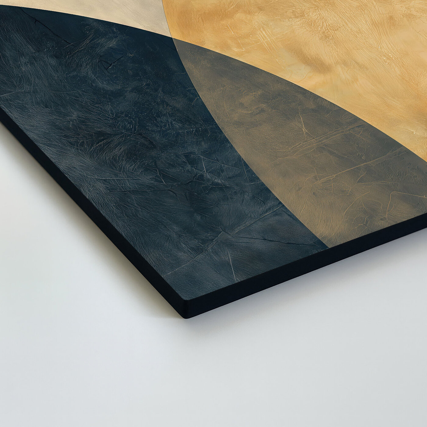 Abstract art on wood - Contrast