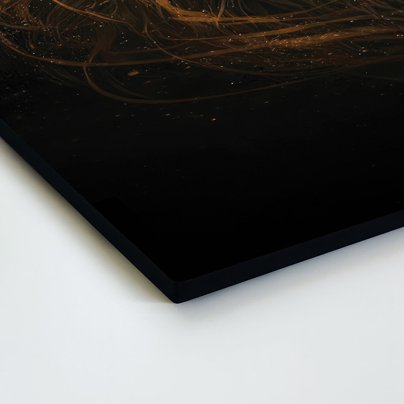 Dřevěný obraz lva - Král zvířat