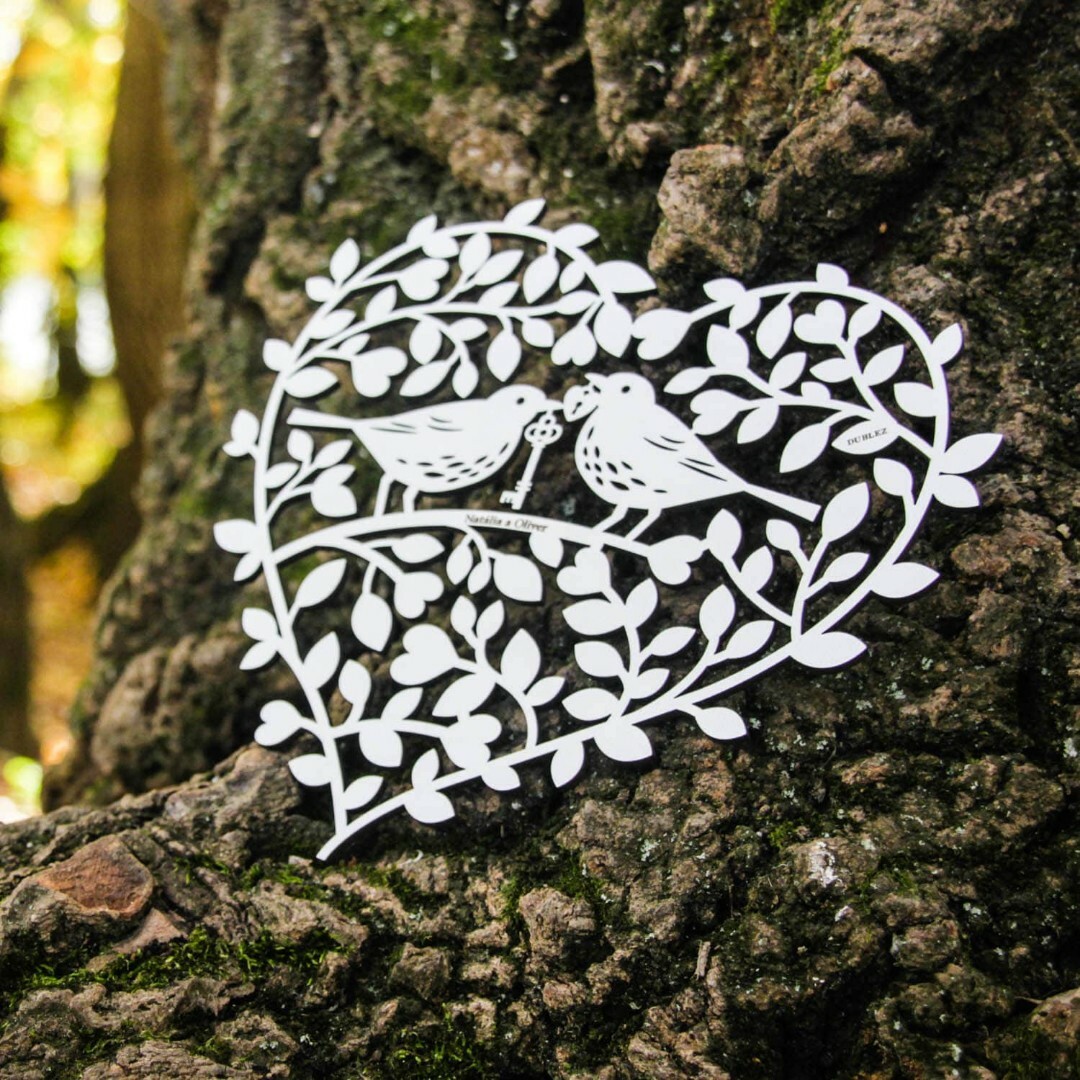 Valentínsky darček s menom - Srdiečko 