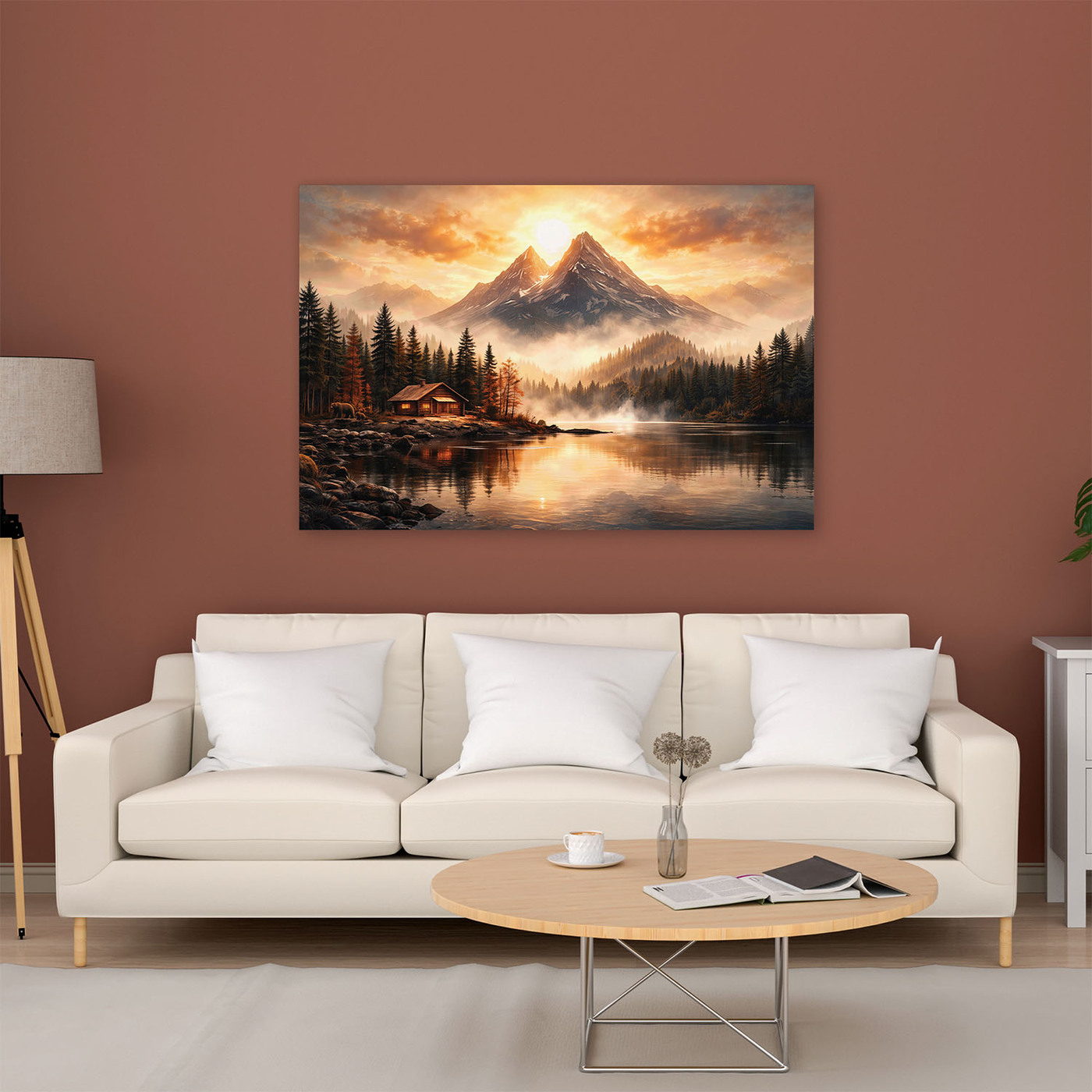 Nástenný obraz - Chata pod horami