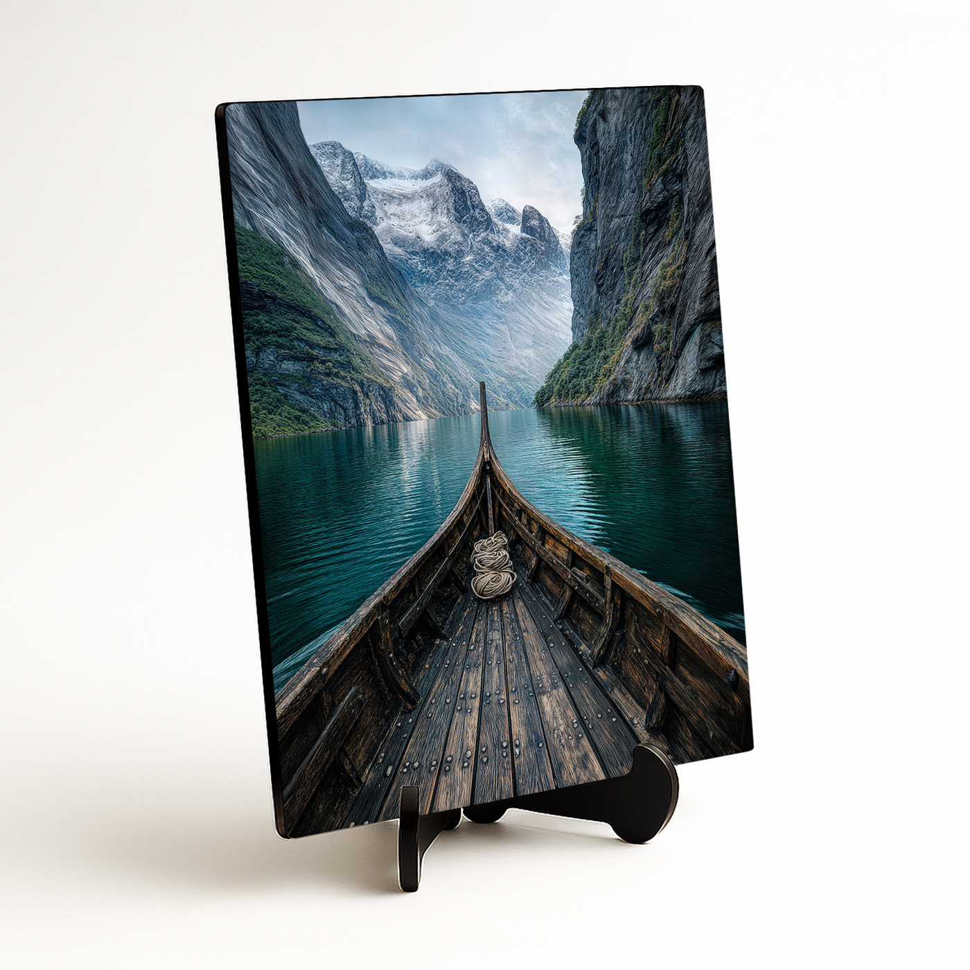 Wall painting - Viking ship