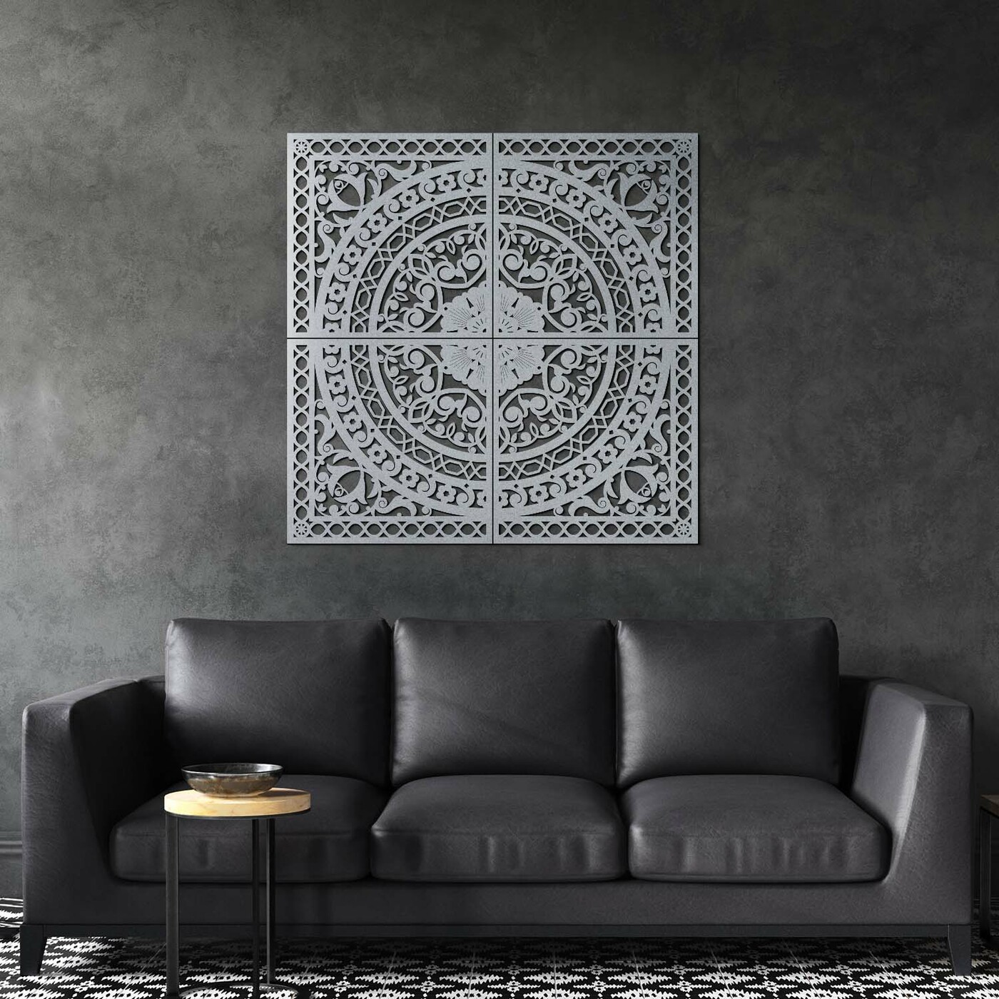 Exclusive Mandala Wall Art | Silver