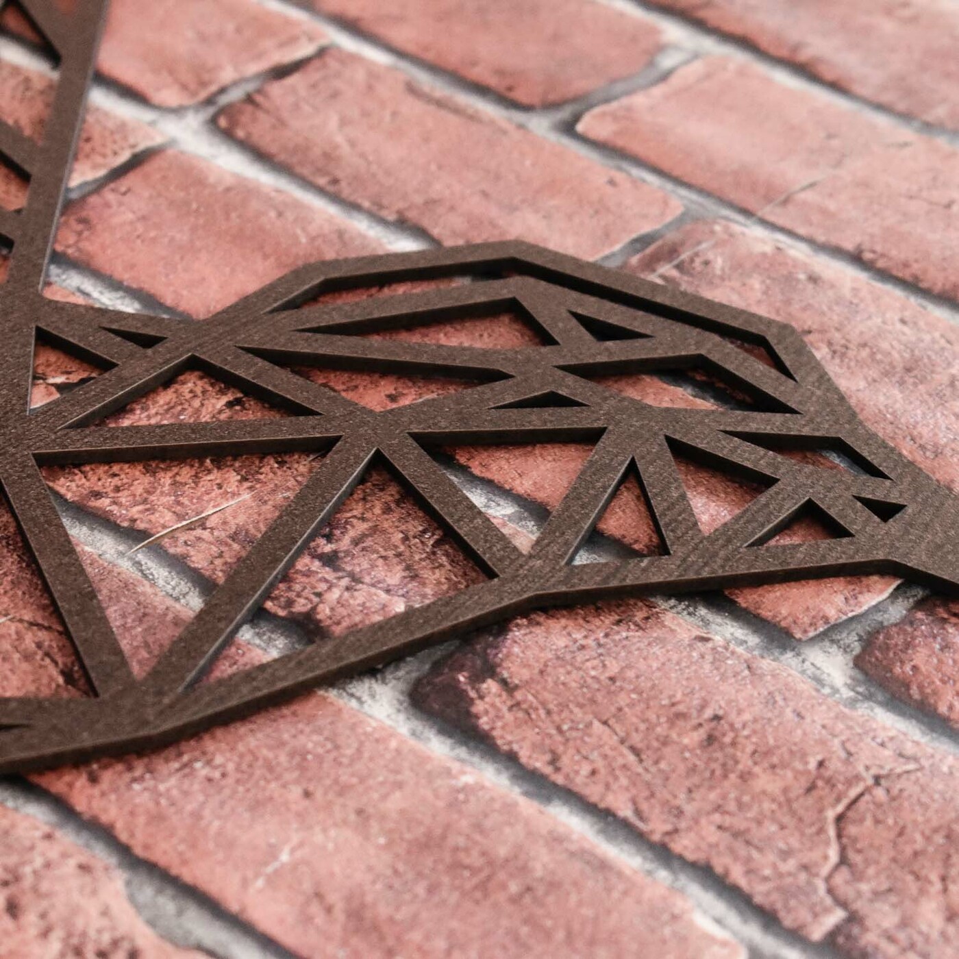 Sokszögű falikép - Kolibri | Wenge