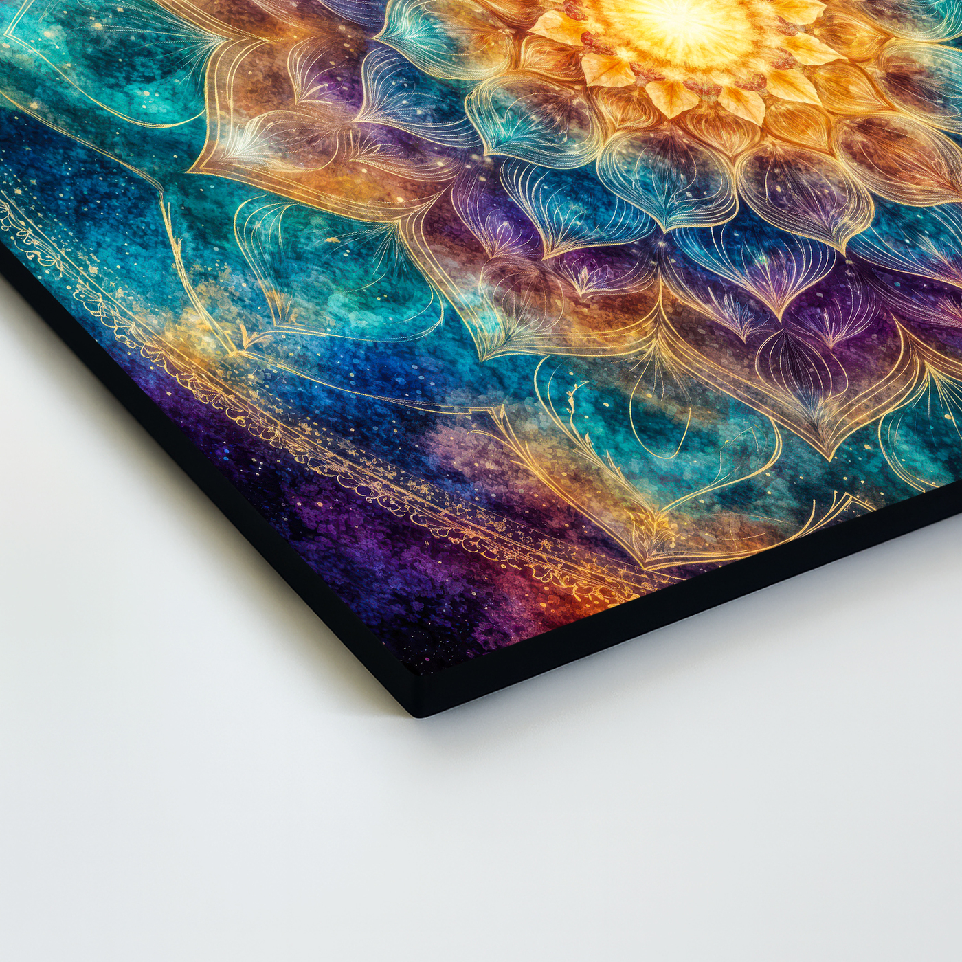 Drevený obraz - Mandala Galaxia