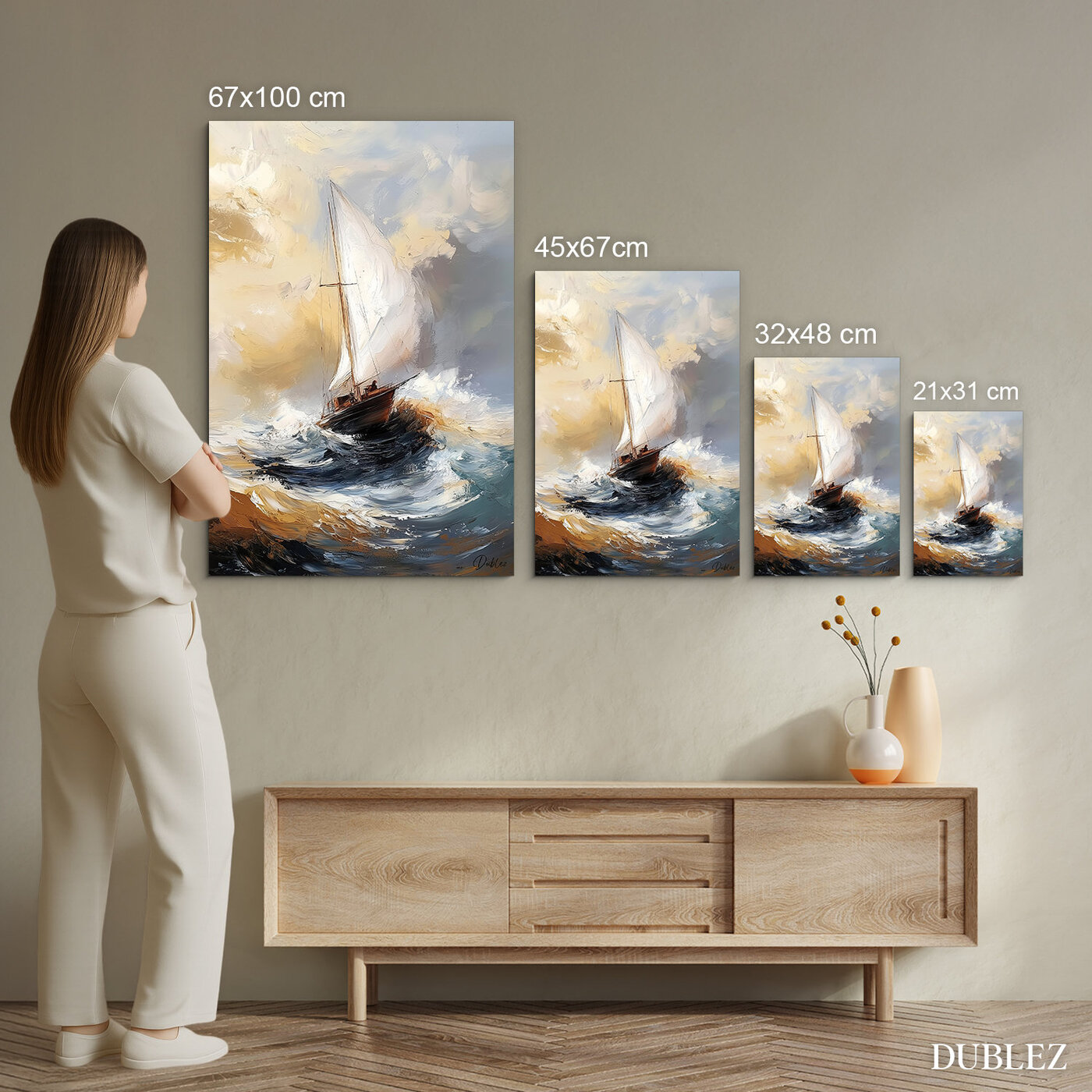 Nástěnný obraz plachetnice