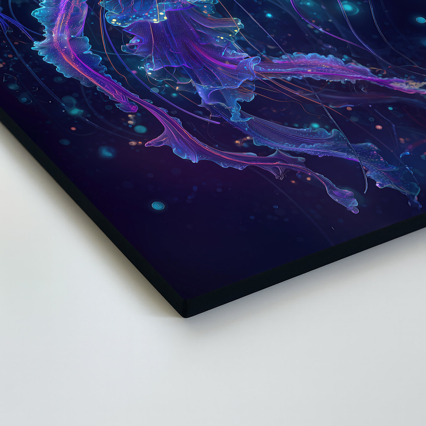 Drevený farebný obraz - Medúza