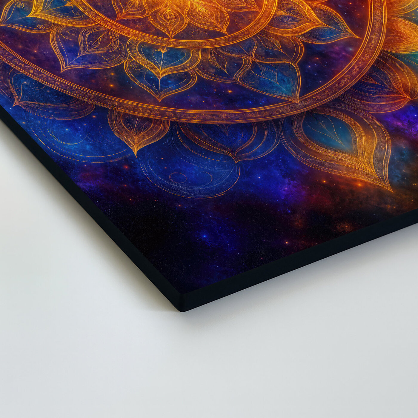 Wooden picture - Angelic mandala