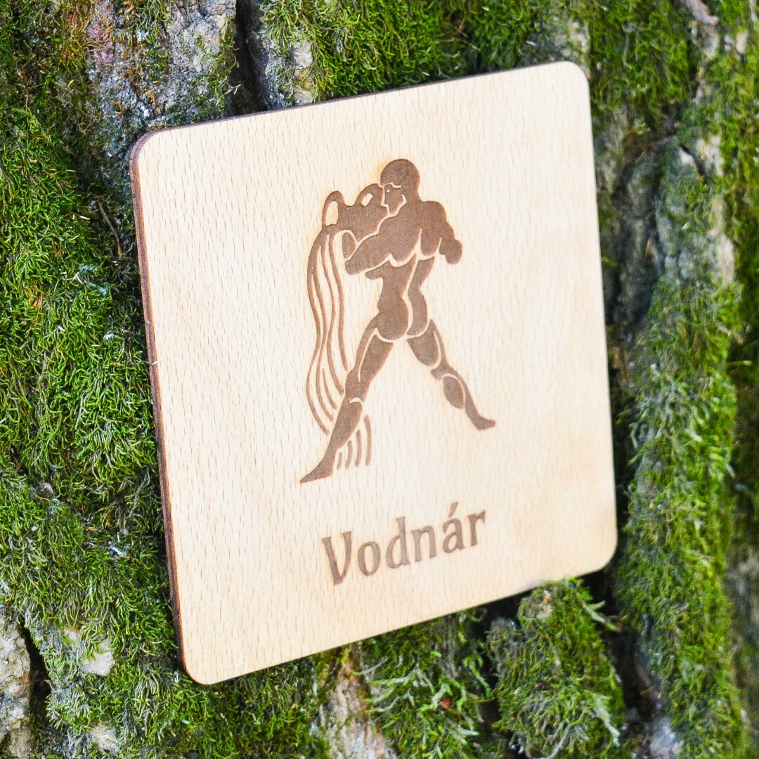 Podložka pod pohár - Znamenie vodnár