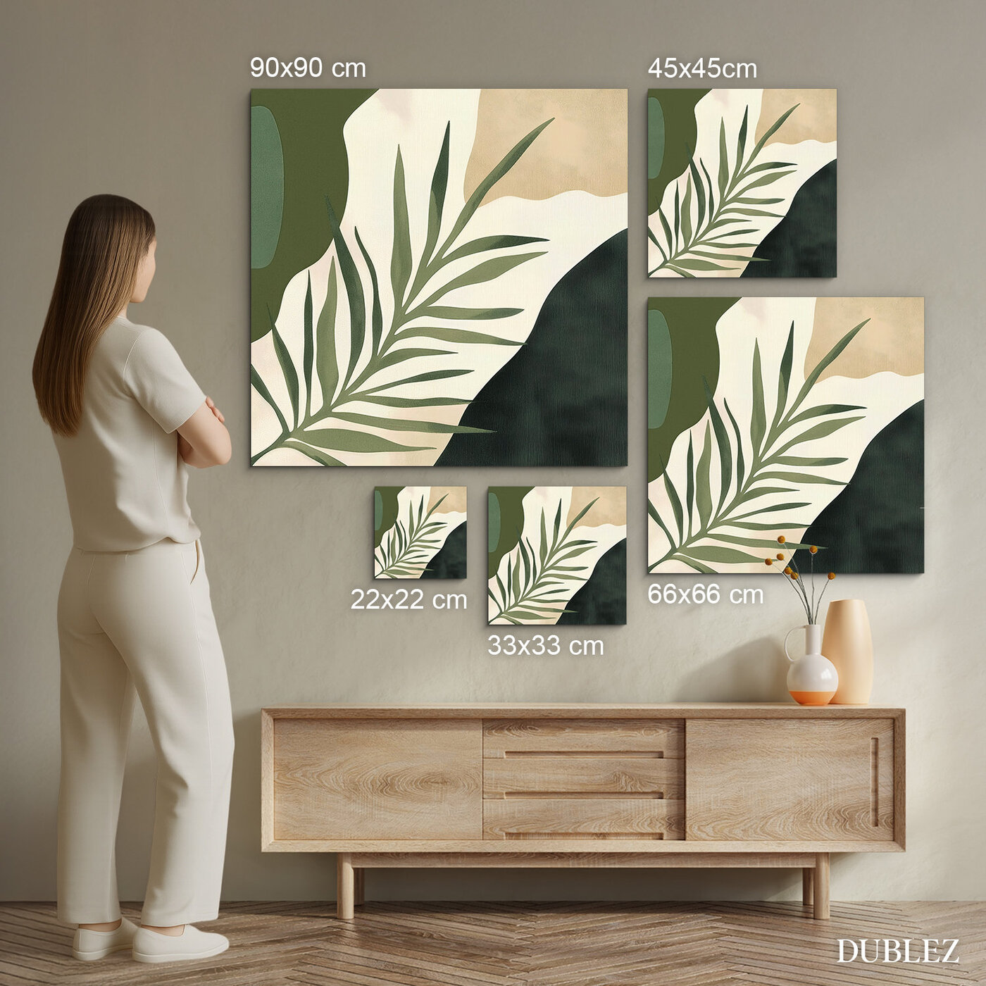 Modern natural image - Green lines