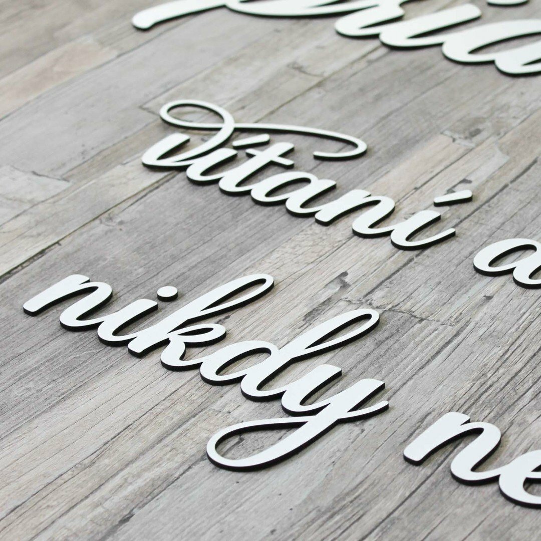 Nalepovací citát o rodine, láske a priateľstve  | Biela