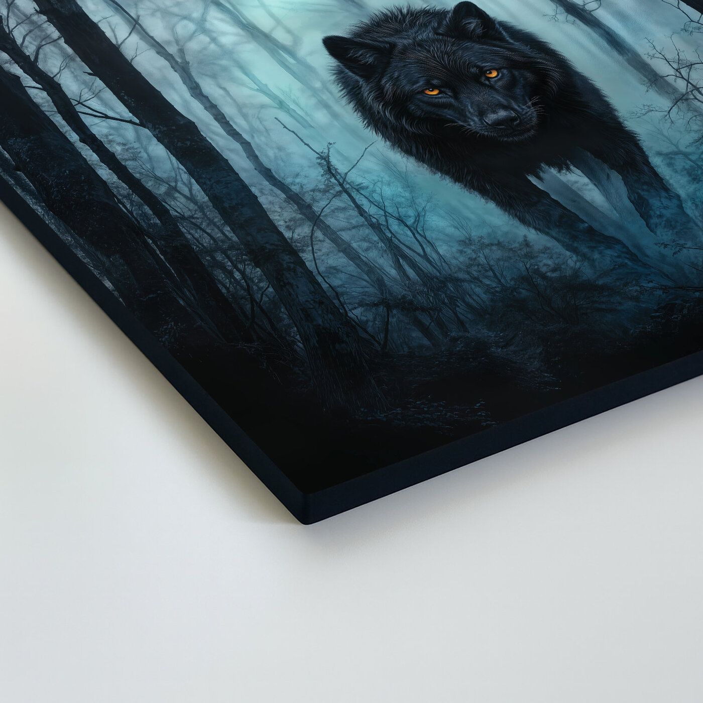 Wooden Wall Art - Wolf in the Forest