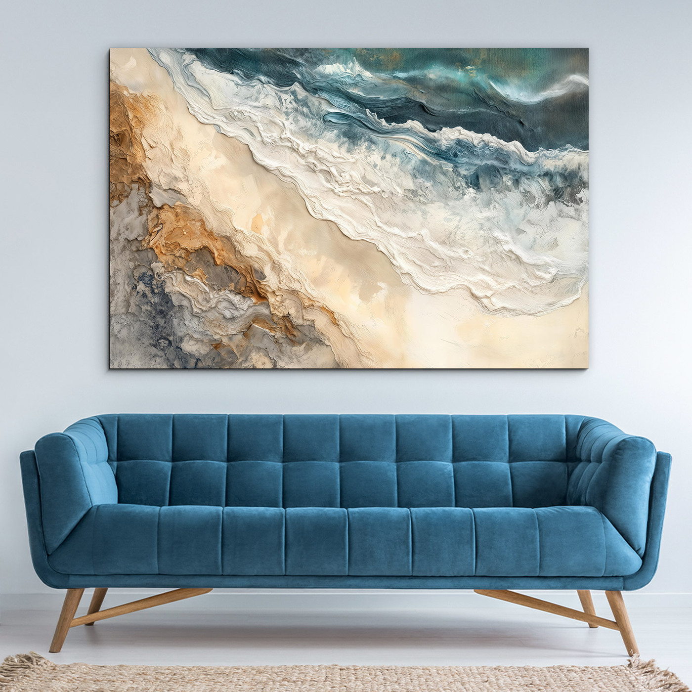 Modern abstract painting - Beach
