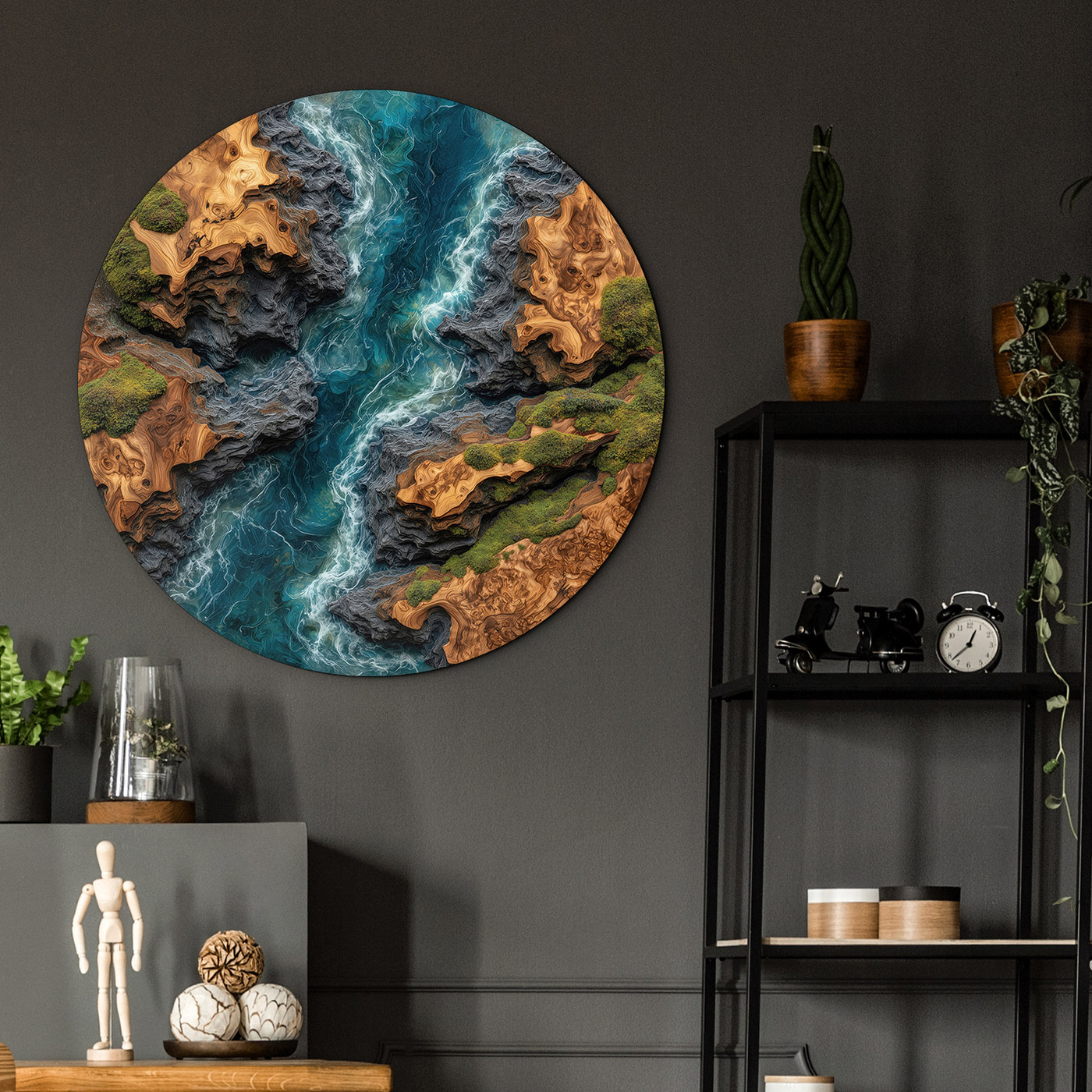 Luxusný obraz - Imitácia epoxidu - Element vody