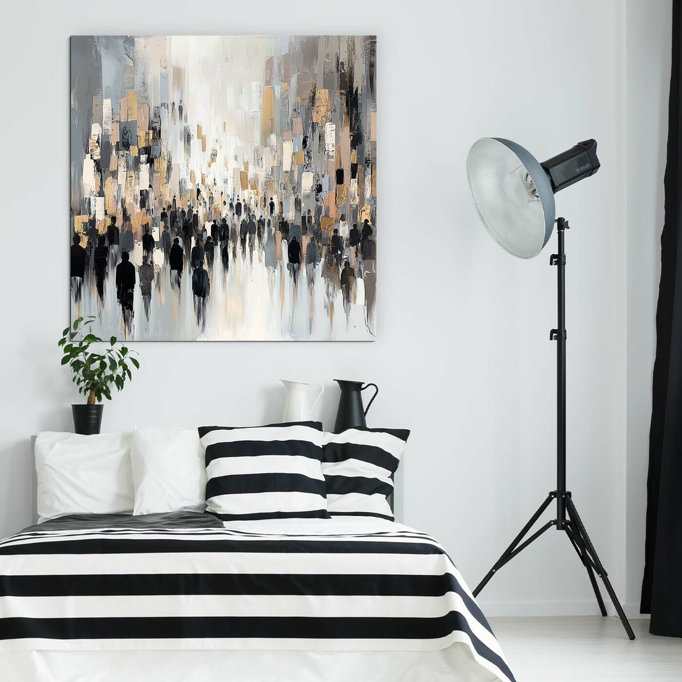 Umelecký obraz - Ruch mesta