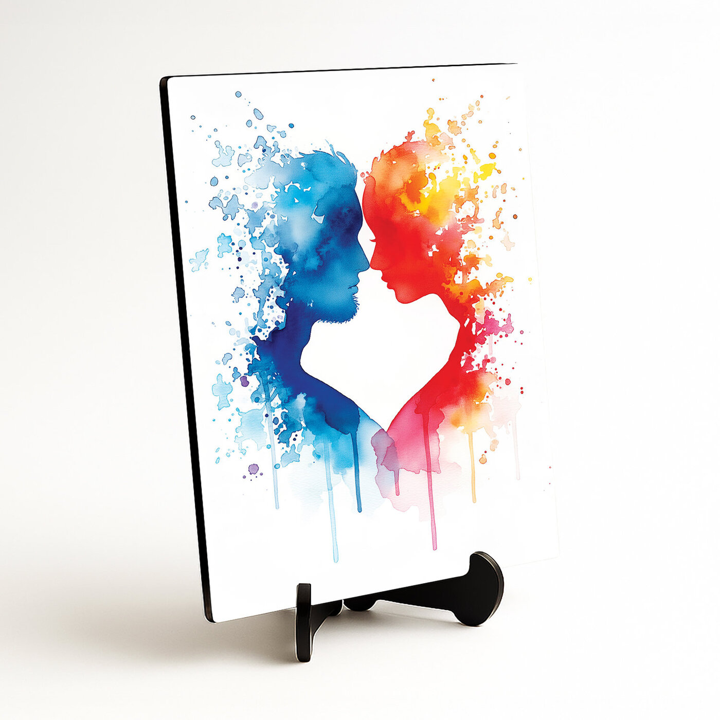 Imitace akvarelového obrazu - Vášeň v barvách