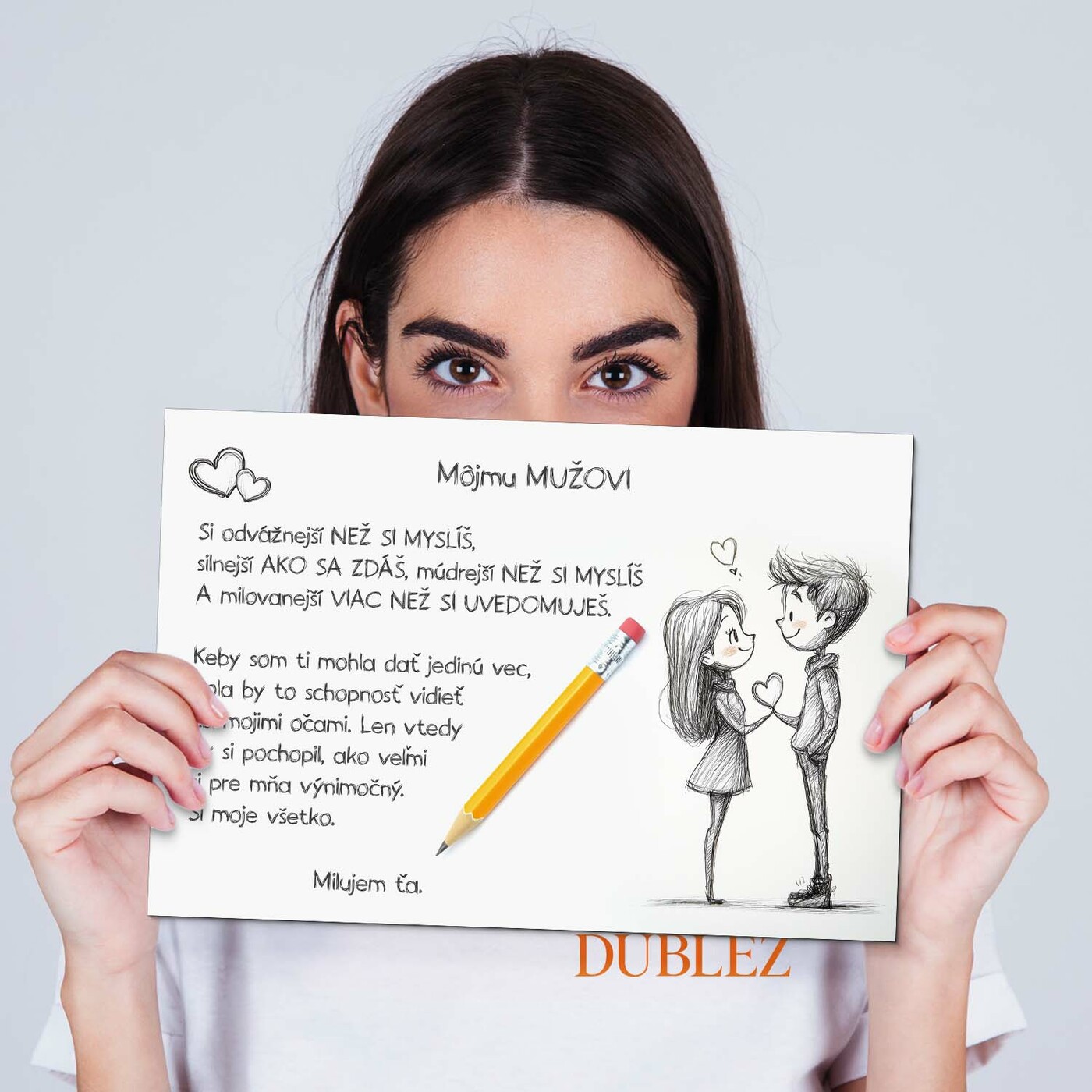 Darček pre muža - Drevená tabuľka 