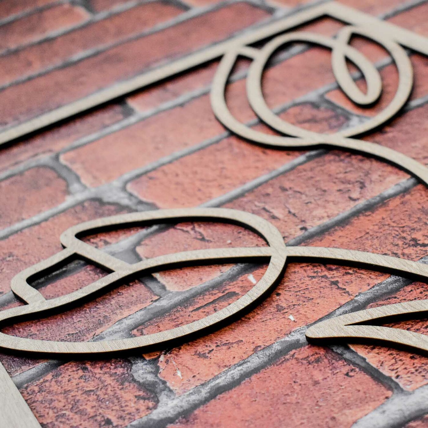 Drevené nálepky na stenu - Tanec kvetov | Dub Sonoma