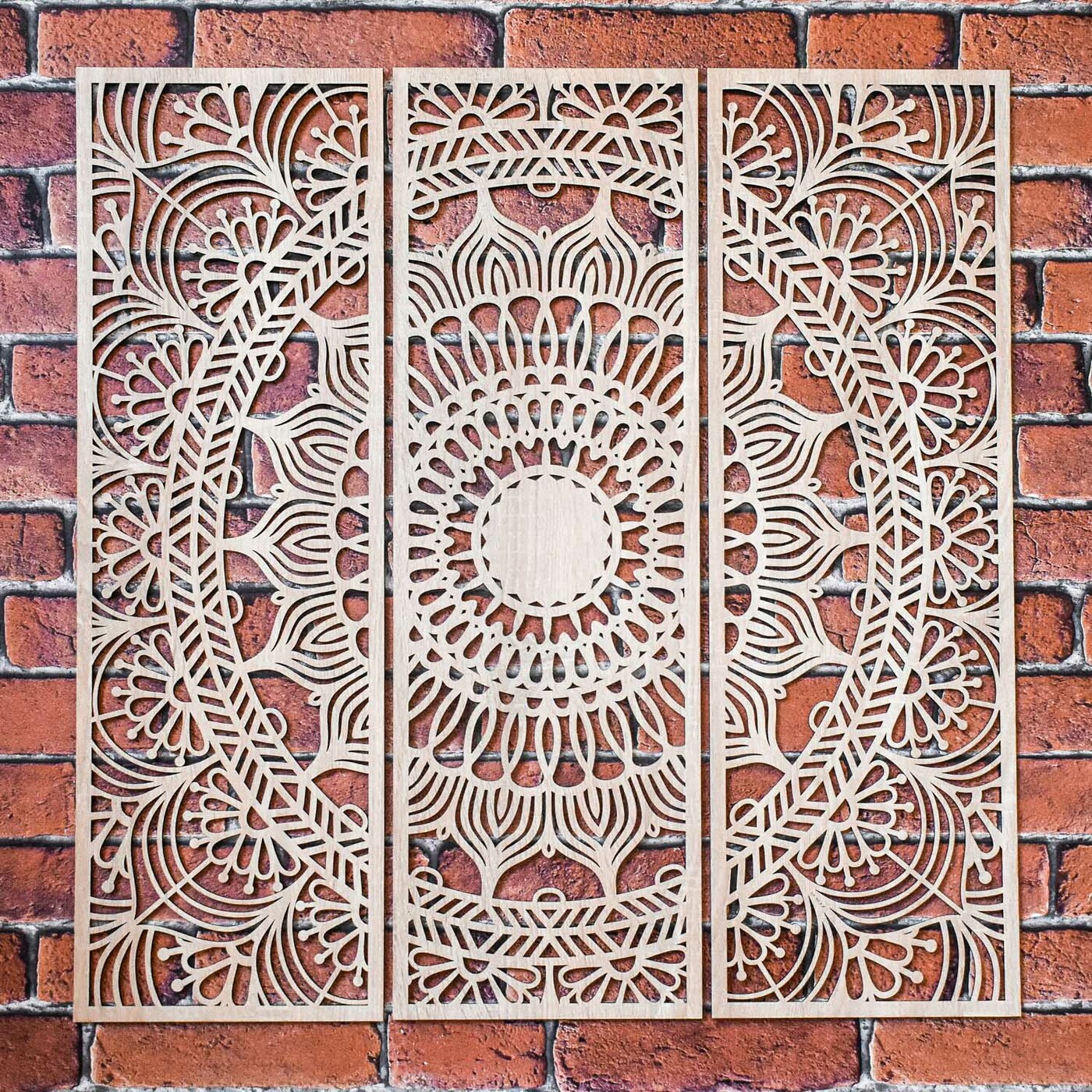 Najkrajšia mandala života - Viacdielny obraz | Dub Sonoma